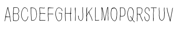 Ensimm?inen kev?t font preview